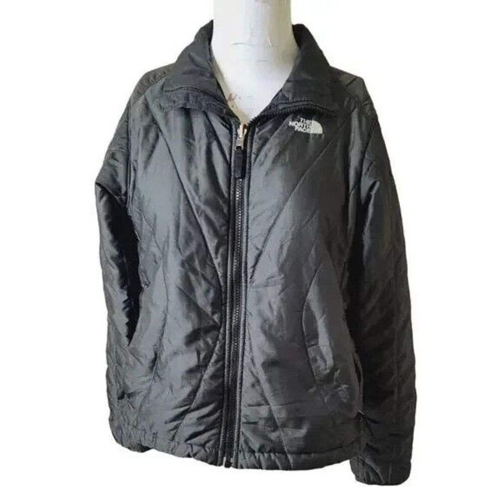 The North Face size XS womens jacket full zipper pockets collar juniors